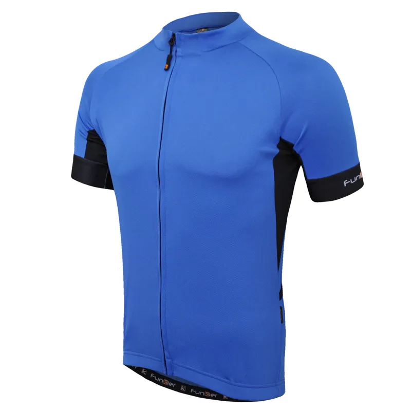 Funkier Airflow Gents Active Short Sleeve Jersey In Blue - Large